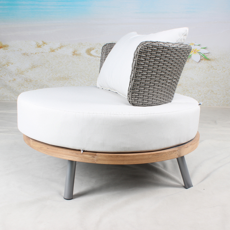 Weidengraues Outdoor-Sofa für Balkon